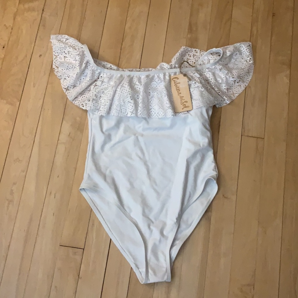 White Onepiece Swimsuit